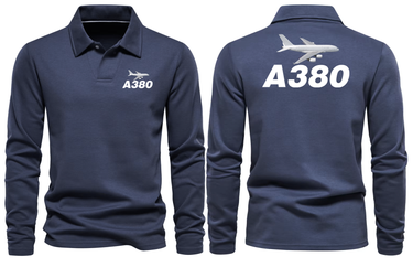 AIRBUS A380 LONG SLEEVE POLO